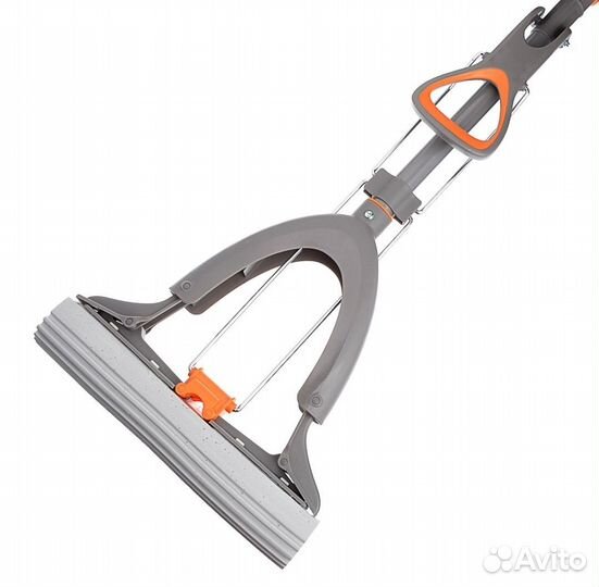 Швабра складная, 28см, окрашен., телескоп. ручка