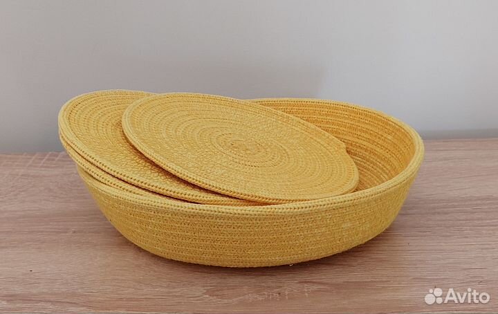 Корзина интерьерная с подстаканиками