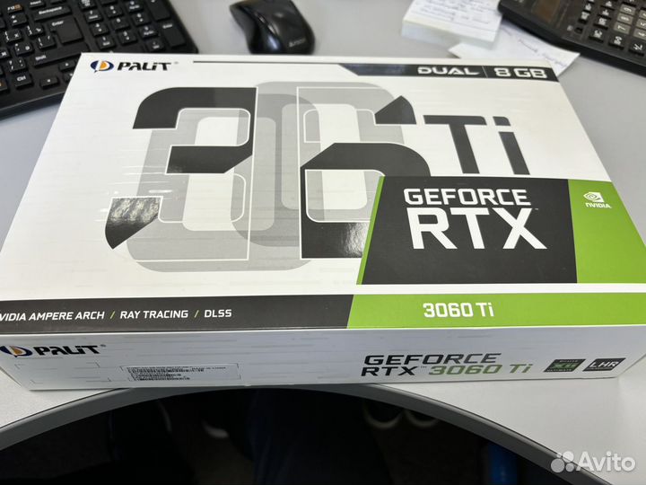 Видеокарта Palit RTX 3060 ti 8 gb