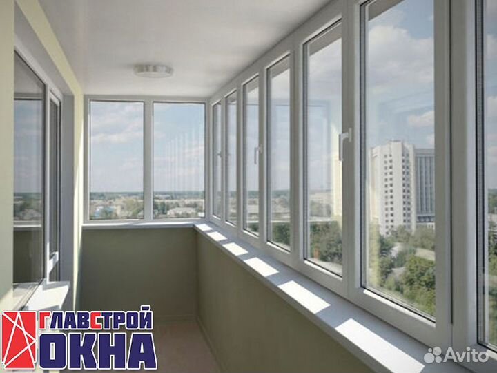 Остекление балконов