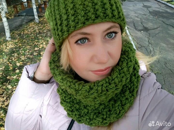 Вязаный гарнитур