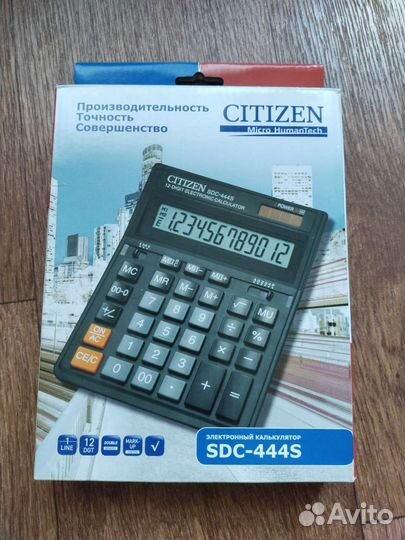 Калькулятор Citizen SDC-444S