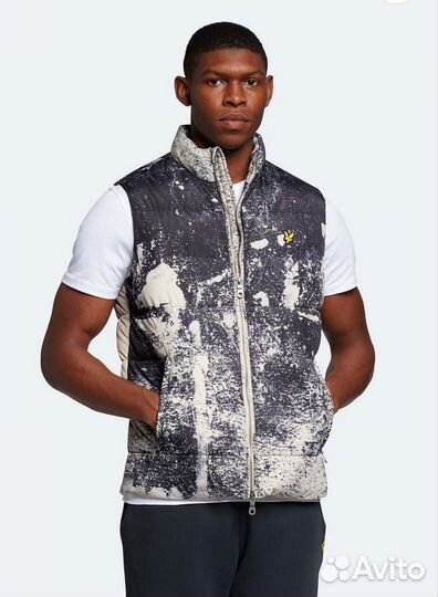 Жилет lyle & scott erosion print