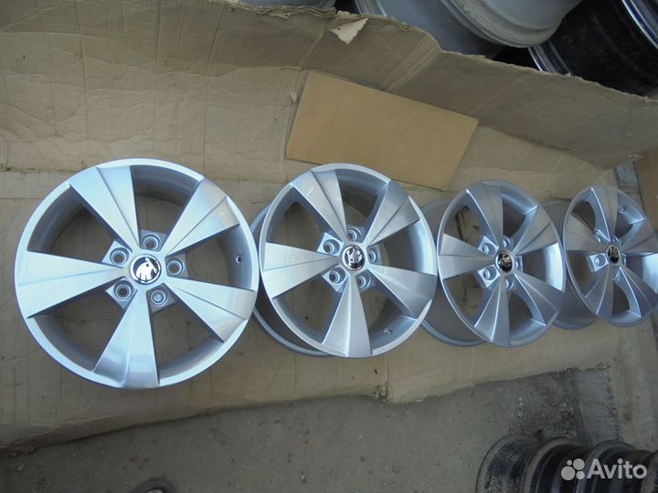 Оригинальные диски Skoda Oktavia A7 6,5j r16 ET46