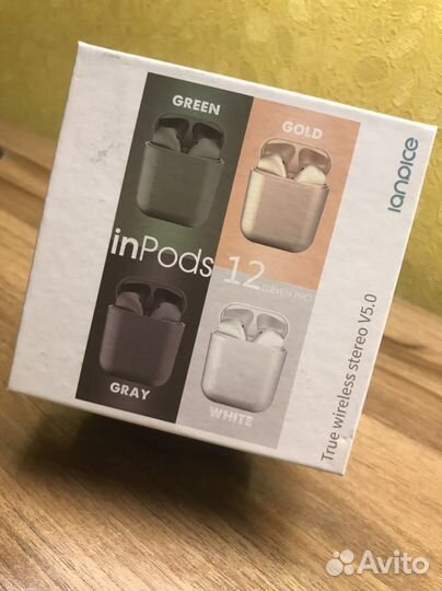 Беспроводные наушники InPods 12 (по типу AirPods)