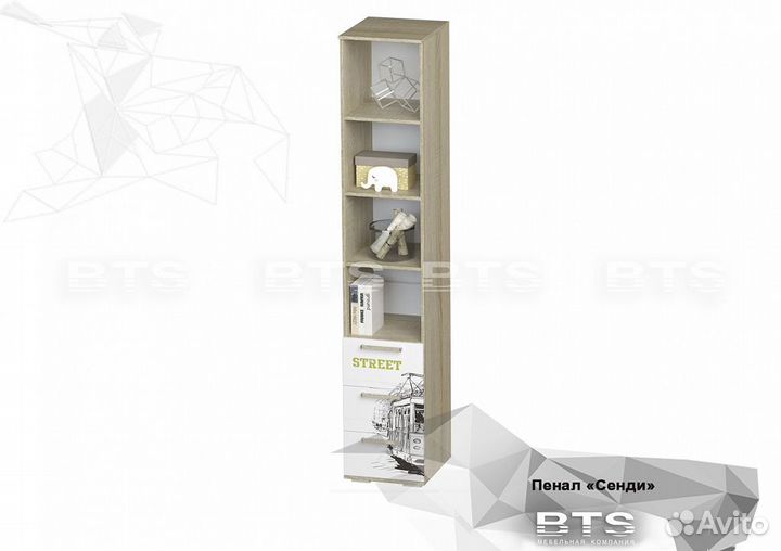 Пенал Сенди для мальчиков и девочек