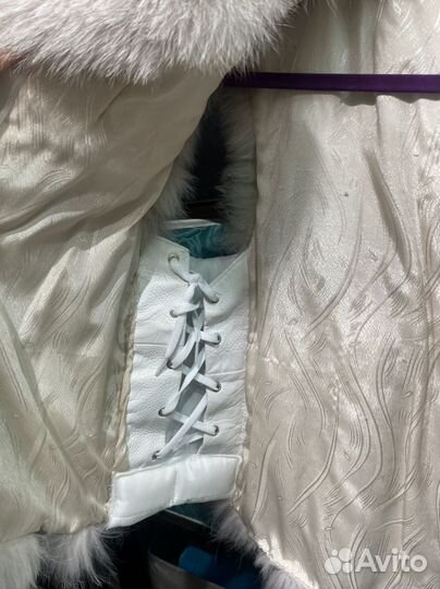 Меховая жилетка из песца