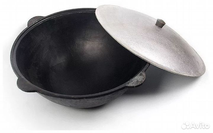 Казан чугунный 16л узбекский новый сорт premium