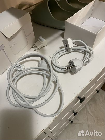 Сетевой шнур для apple 2 шт новые