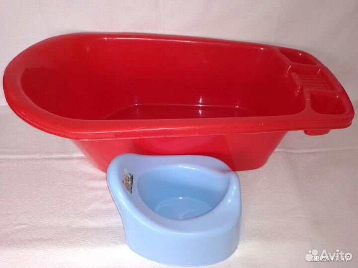 Детская ванночка и горшок
