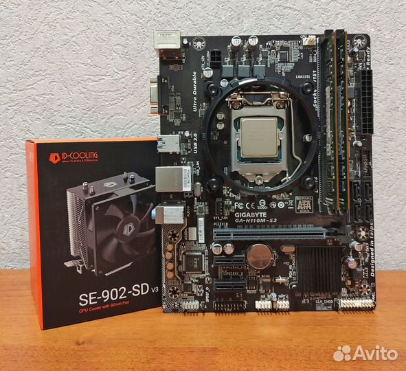 Игровой комплект i5-6600/ H110M/ 16Gb DDR4/ кулер