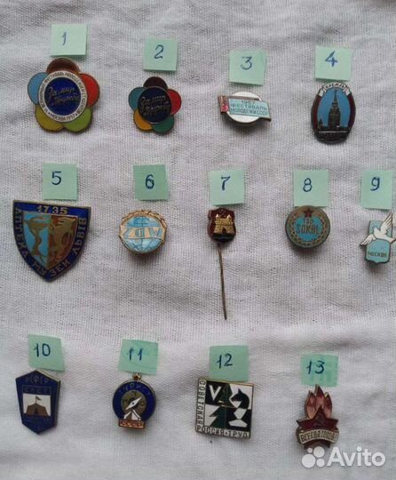 Тяжелые значки СССР