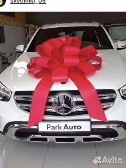 Большой бант на машину