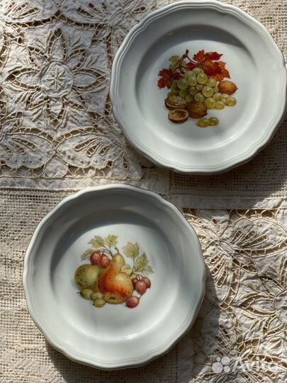 Винтажные пирожковые тарелочки