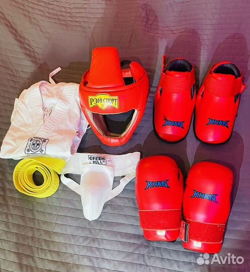 Тхаэквондо. Полная детская экипировка на 7-9 лет