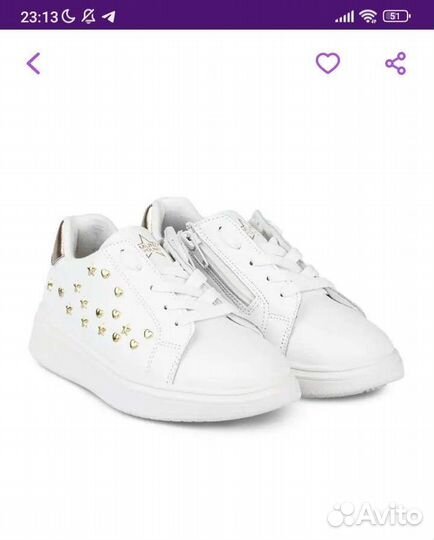 Кеды для девочки