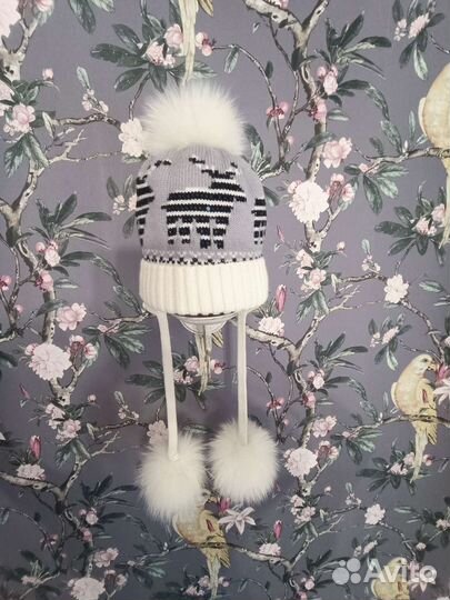 Шапка зимняя размер 50-52