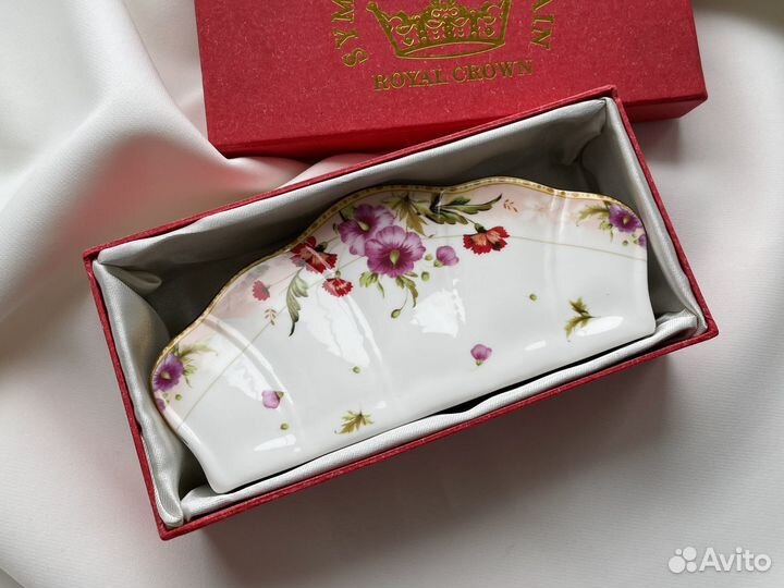 Салфетница фарфоровая Royal Crown новая