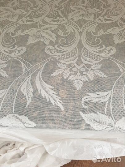 Шторы тюль бу белые