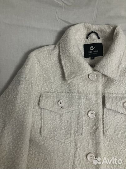 Пальто-рубашка тедди