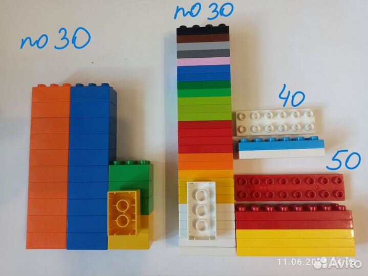 Lego duplo детали поштучно