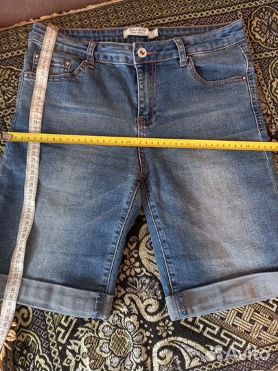 Джинсовые шорты zolla denim