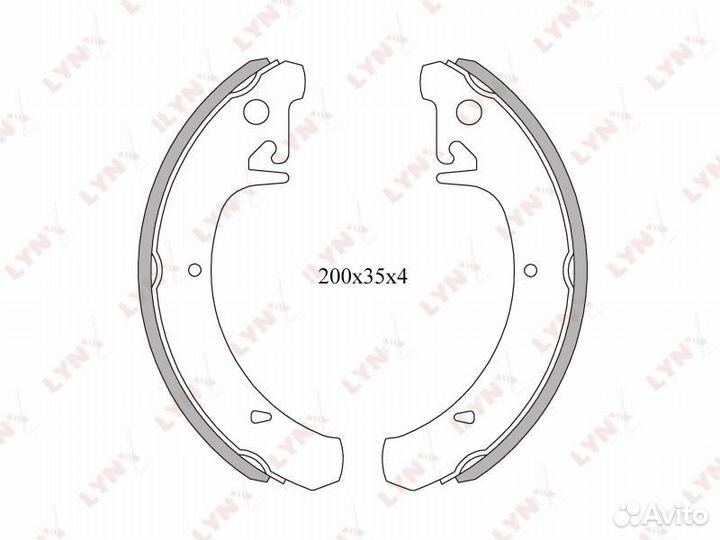 Колодки торм.бар.lada 110-112/08-099 85