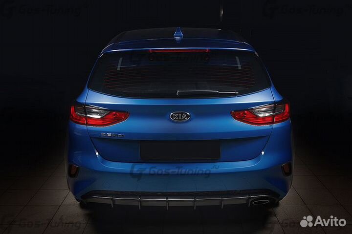 Реснички на задние фонари GT-Line на KIA Ceed CD