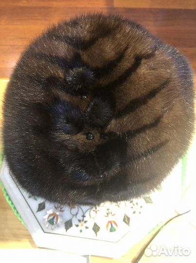 Шапка норковая женская