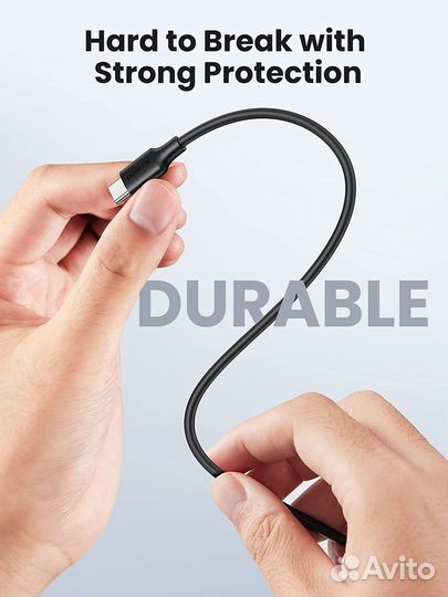 Кабель USB 2.0 Type-C - USB 2.0 Type-C 3A 0,5 м