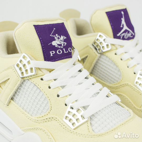 Кроссовки Nike Air Jordan 4 Canvas Cream