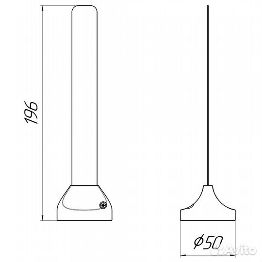 Антенна 3g /4g с магнитной подставкой