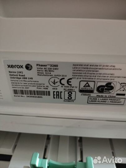 Принтер лазерный xerox 3260