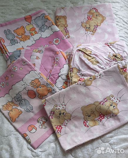 Детское постельное белье 120 60
