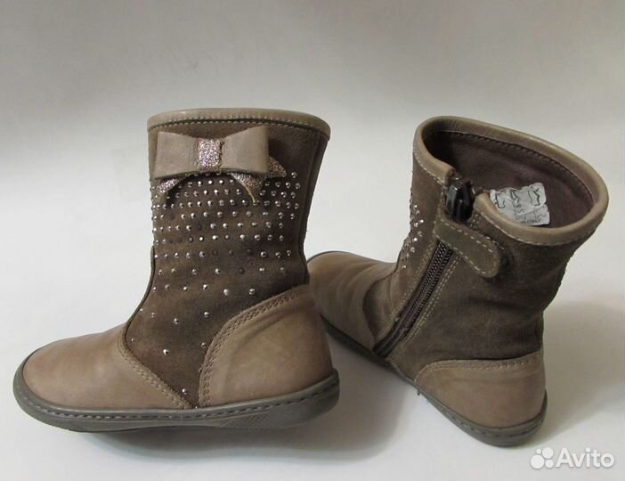 KicKers Italy Сапожки д/девочки р.25(15,5 см) Кожа