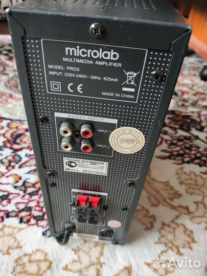 Колонки и усилитель microlab