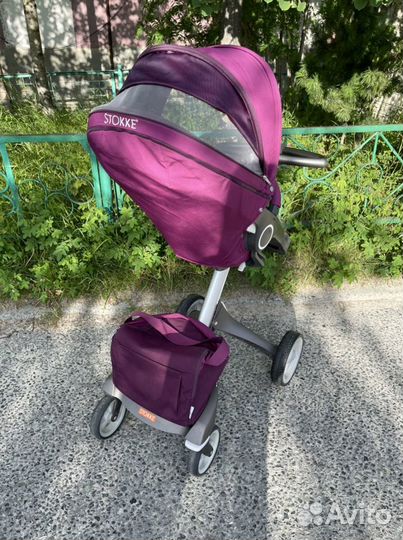 Прогулочная коляска stokke xplory + два чехла