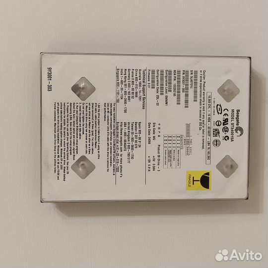 Жесткий диск Seagate ide 40gb