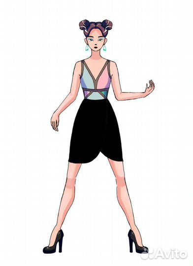 Отрисовка эскизов/разработка коллекции одежды