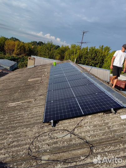 Сетевая солнечная станция 15 квт