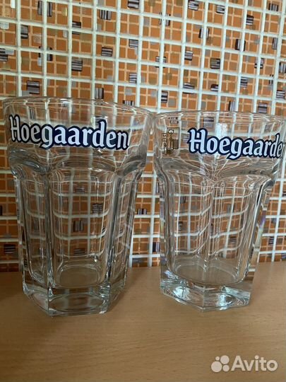 Ваза Стакан Чешское стекло hoegaarden
