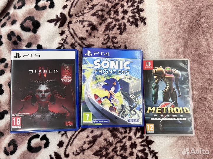 Diablo 4 ps5, sonic frontiers ps4, metroid prime