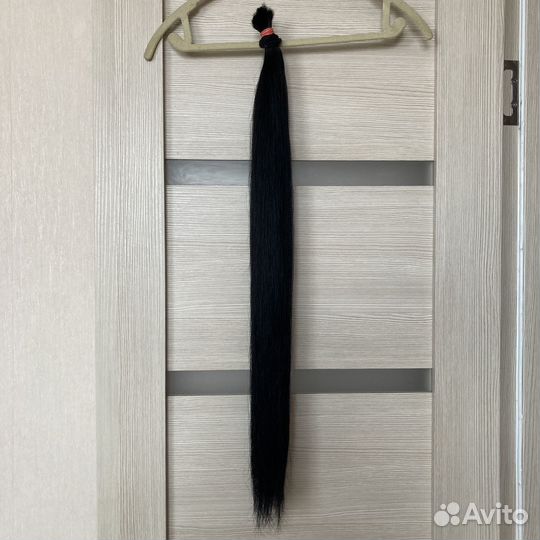 Волосы для наращивания 70 см черные