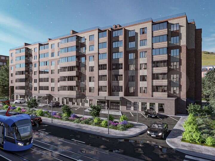 1-к. квартира, 42,4 м², 6/7 эт.