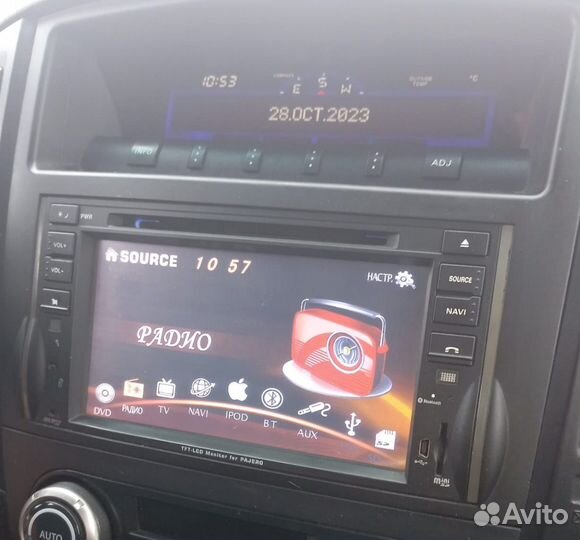 Автомагнитола на Паджеро 4