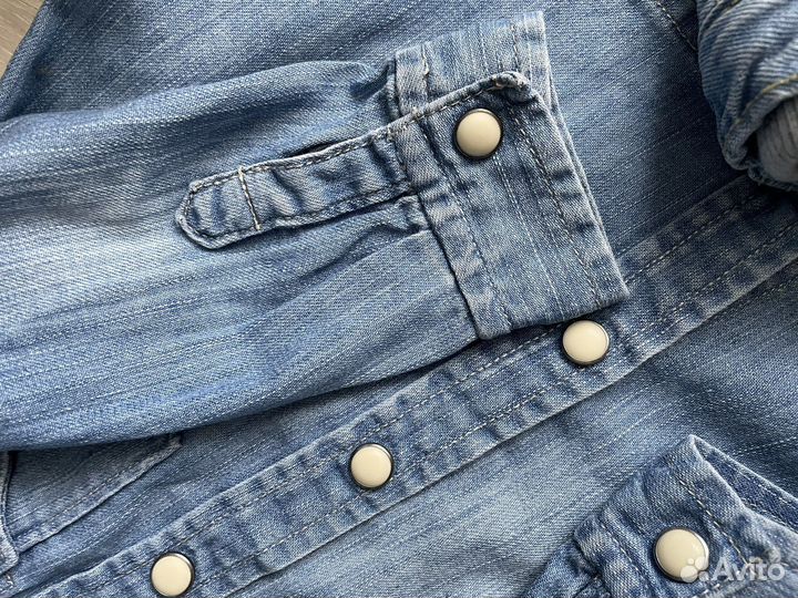 Джинсовая рубашка и шорты baby Gap