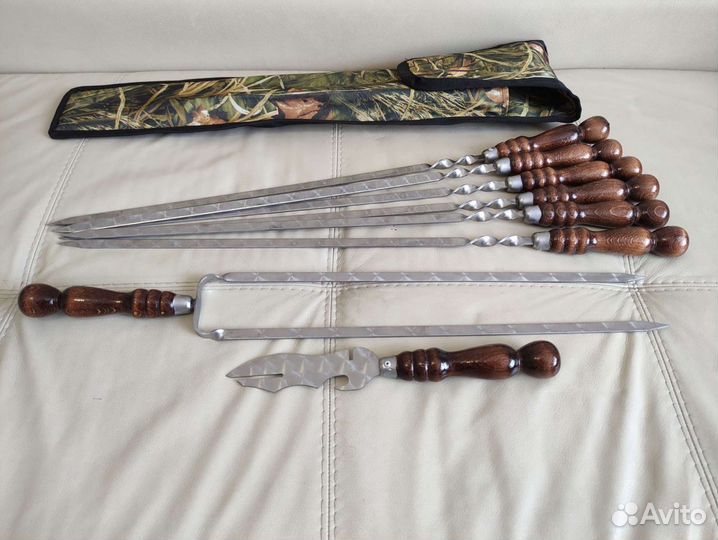 Шампура в колчане чехле