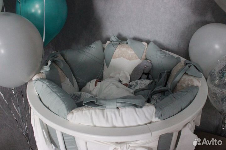 Бортики в детскую кроватку