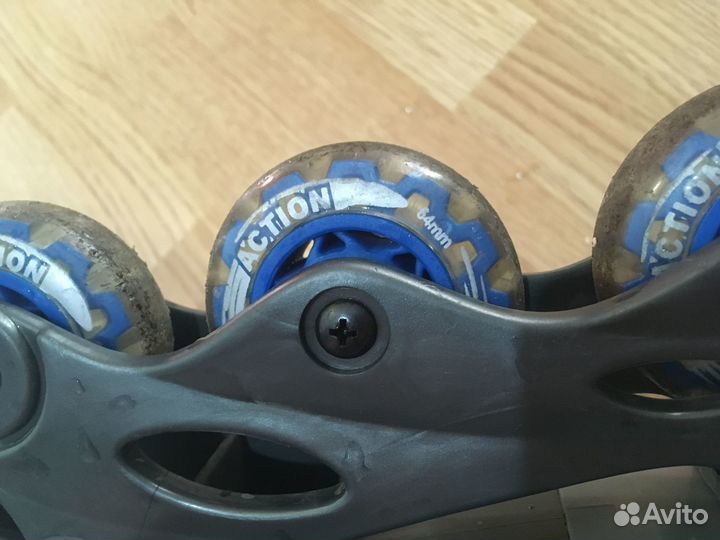 Ролики роликовые коньки action раздвиж 36,37,38