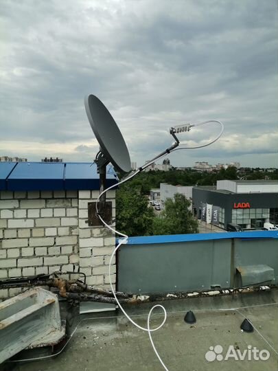 Оборудование для спутникового интернета Триколор
